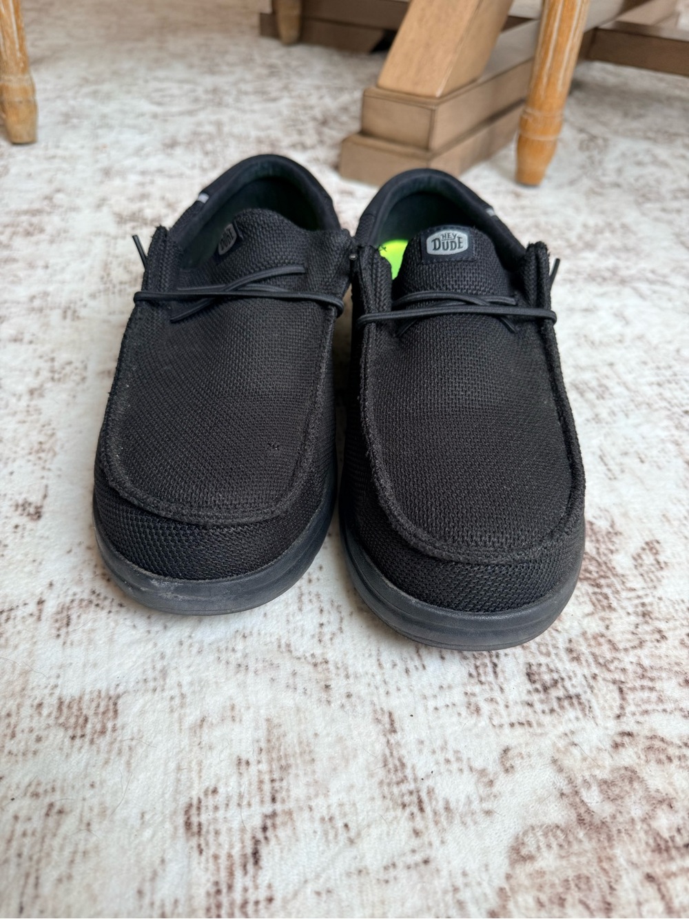 Hey Dude Wally Work Comp Toe Slip-On Men's Shoes - Picture 3 of 6